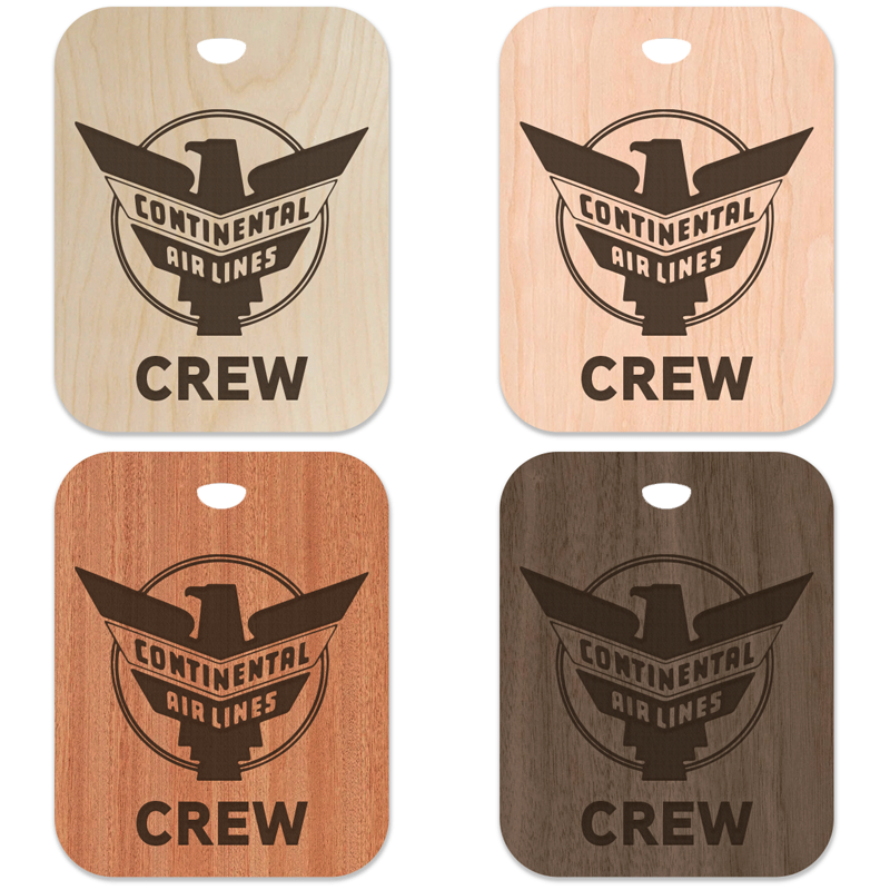 Legacy Continental Bag Tags - Flight Crew Custom