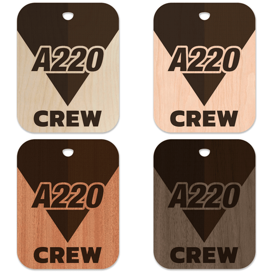 Delta Air Lines A220 Crew Bag Tag - Flight Crew Custom