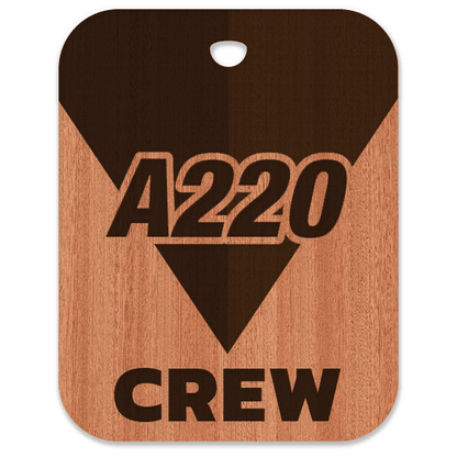 Delta Air Lines A220 Crew Bag Tag - Flight Crew Custom