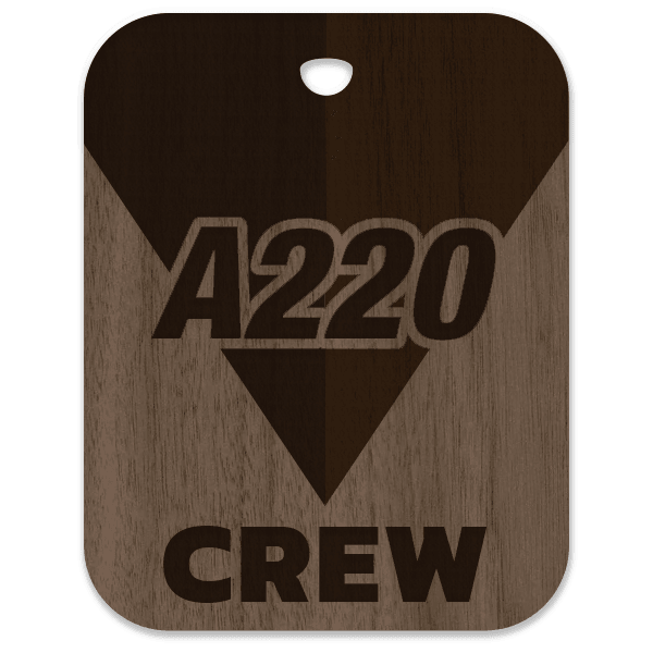 Delta Air Lines A220 Crew Bag Tag - Flight Crew Custom