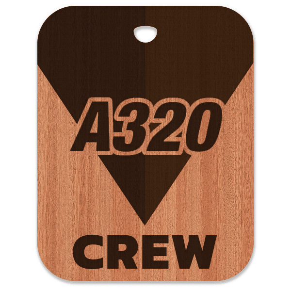 Delta Air Lines A320 Crew Bag Tag - Flight Crew Custom