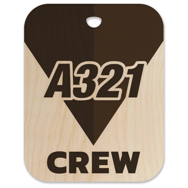 Delta Air Lines A321 Crew Bag Tag - Flight Crew Custom