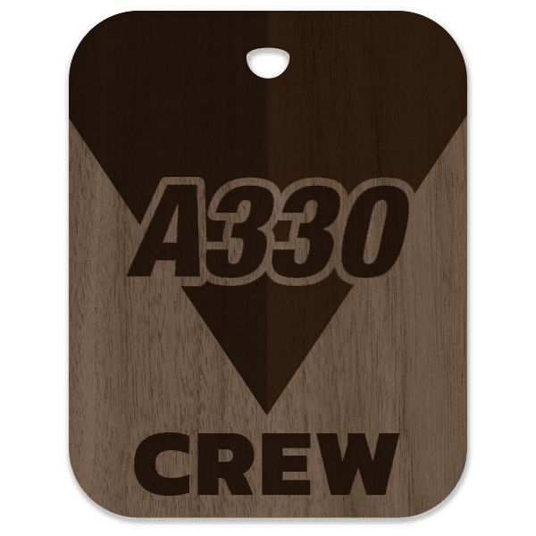 Delta Air Lines A330 Crew Bag Tag - Flight Crew Custom