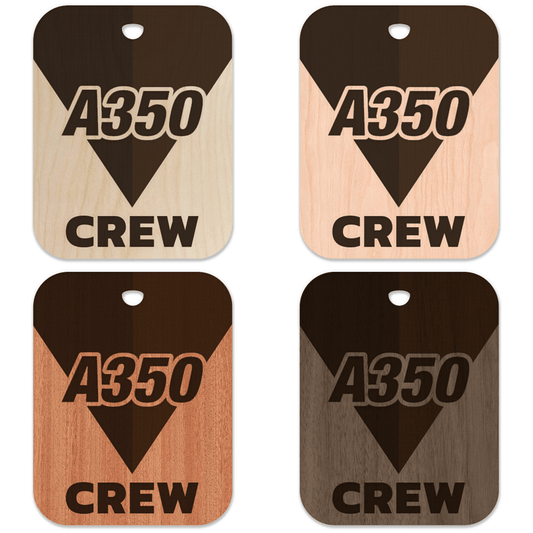 Delta Air Lines A350 Crew Bag Tag - Flight Crew Custom