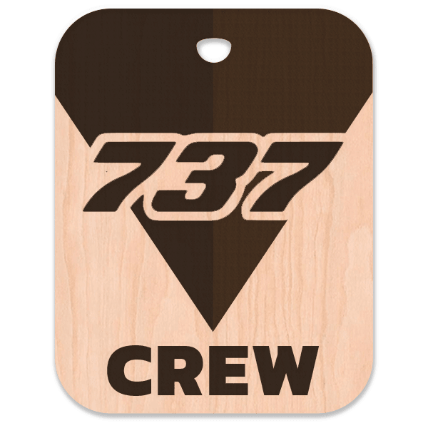 Delta Air Lines 737 Crew Bag Tag - Flight Crew Custom