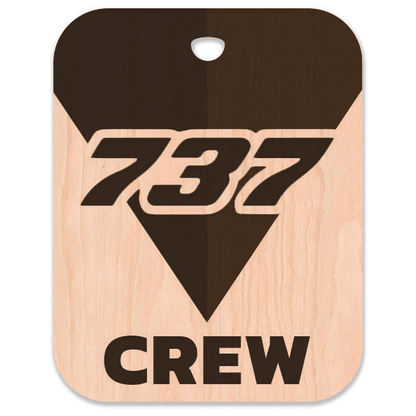 Delta Air Lines 737 Crew Bag Tag - Flight Crew Custom