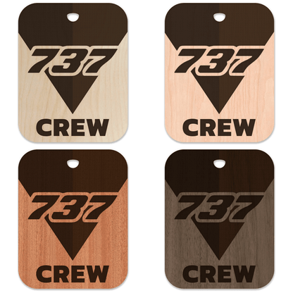 Delta Air Lines 737 Crew Bag Tag - Flight Crew Custom