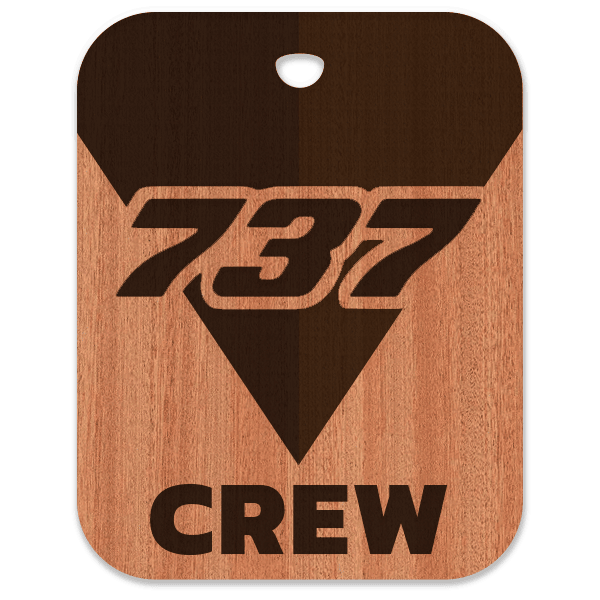 Delta Air Lines 737 Crew Bag Tag - Flight Crew Custom