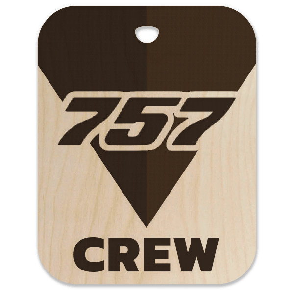 Delta Air Lines 757 Crew Bag Tag - Flight Crew Custom