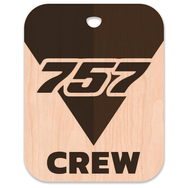 Delta Air Lines 757 Crew Bag Tag - Flight Crew Custom