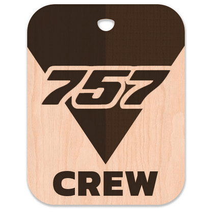 Delta Air Lines 757 Crew Bag Tag - Flight Crew Custom