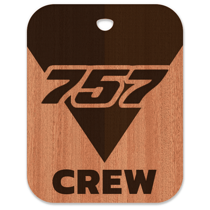 Delta Air Lines 757 Crew Bag Tag - Flight Crew Custom