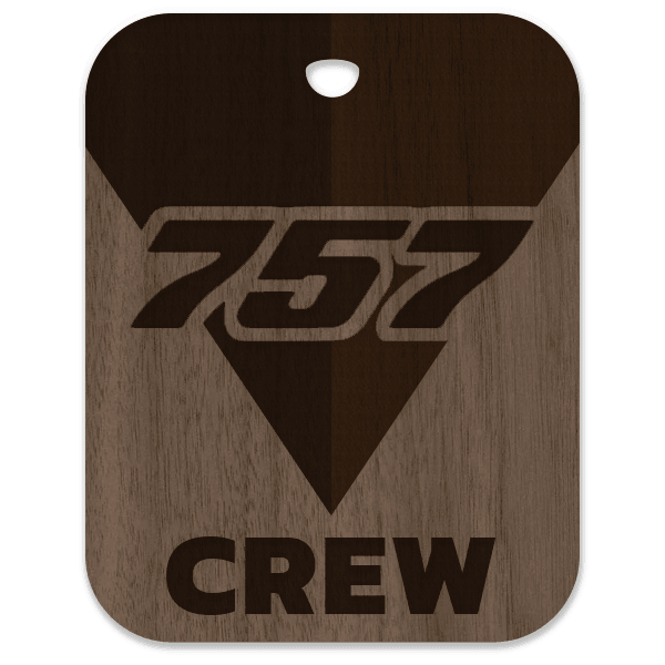 Delta Air Lines 757 Crew Bag Tag - Flight Crew Custom