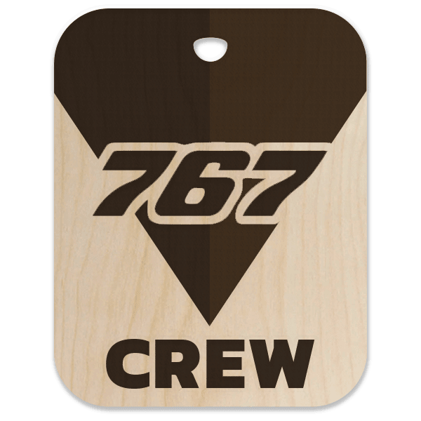 Delta Air Lines 767 Crew Bag Tag - Flight Crew Custom