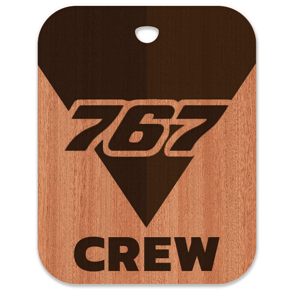 Delta Air Lines 767 Crew Bag Tag - Flight Crew Custom