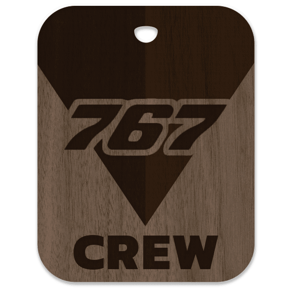 Delta Air Lines 767 Crew Bag Tag - Flight Crew Custom