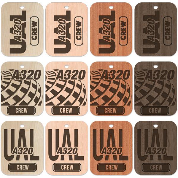 United (UAL) A320 Crew Bag Tag - Flight Crew Custom