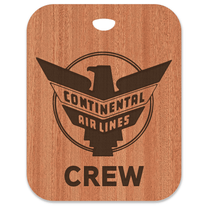 Continental (CAL) Retro Crew Bag Tag 1937-1960 - Flight Crew Custom