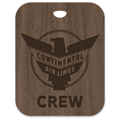 Continental (CAL) Retro Crew Bag Tag 1937-1960 - Flight Crew Custom