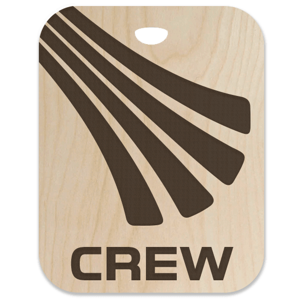 Continental (CAL) Retro Crew Bag Tag 1967-1991 - Flight Crew Custom