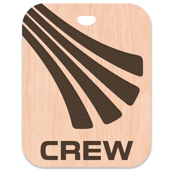 Continental (CAL) Retro Crew Bag Tag 1967-1991 - Flight Crew Custom