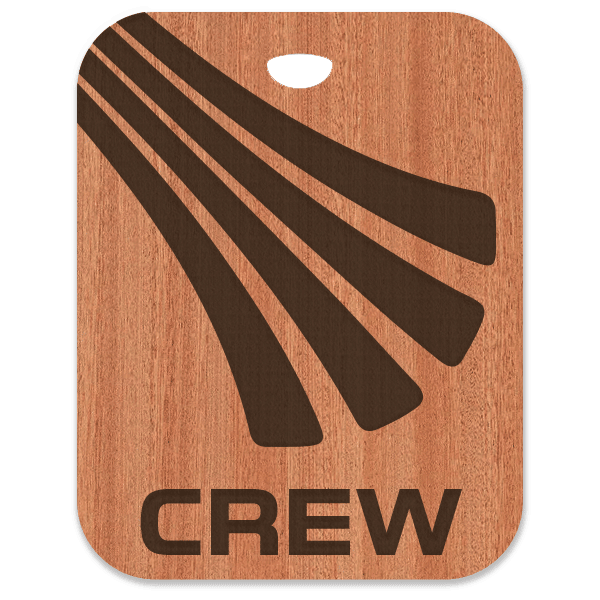 Continental (CAL) Retro Crew Bag Tag 1967-1991 - Flight Crew Custom