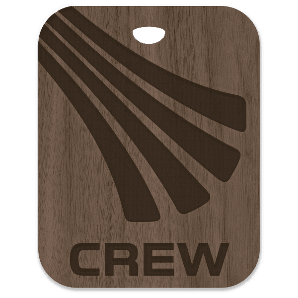 Continental (CAL) Retro Crew Bag Tag 1967-1991 - Flight Crew Custom