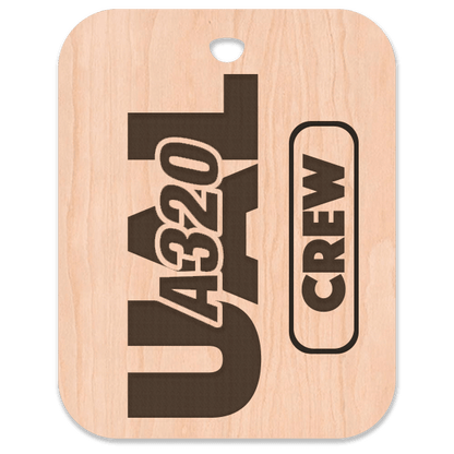 United (UAL) A320 Crew Bag Tag - Flight Crew Custom