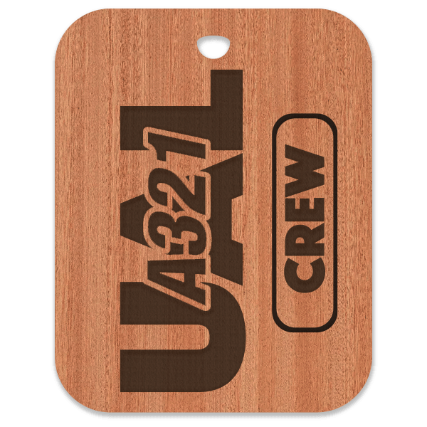 United (UAL) A321 Crew Bag Tag - Flight Crew Custom