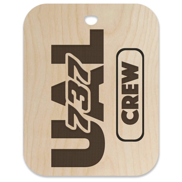 United (UAL) 737 Crew Bag Tag - Flight Crew Custom