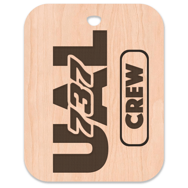 United (UAL) 737 Crew Bag Tag - Flight Crew Custom