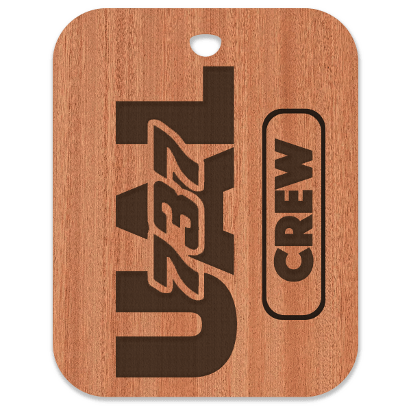 United (UAL) 737 Crew Bag Tag - Flight Crew Custom