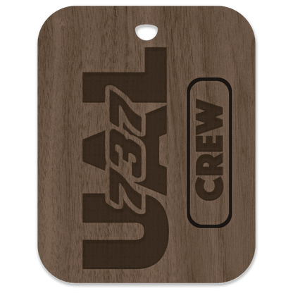 United (UAL) 737 Crew Bag Tag - Flight Crew Custom