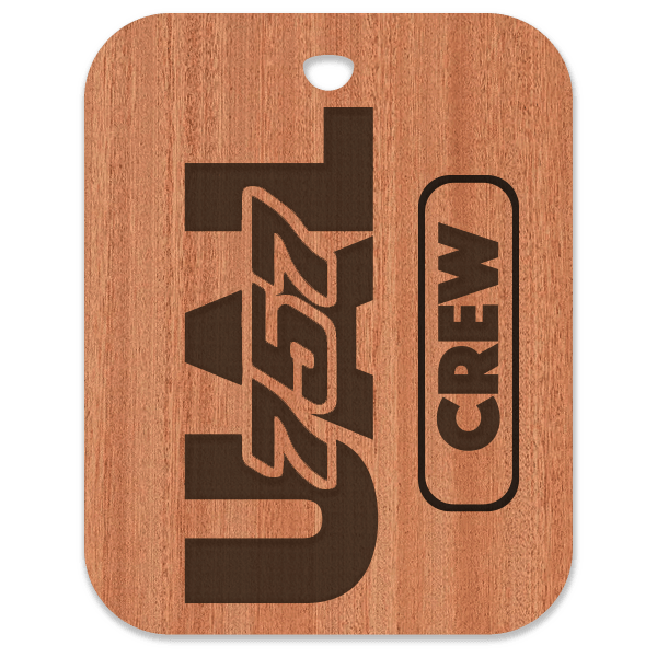 United (UAL) 757 Crew Bag Tag - Flight Crew Custom