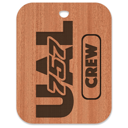 United (UAL) 757 Crew Bag Tag - Flight Crew Custom