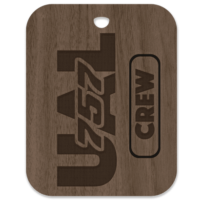 United (UAL) 757 Crew Bag Tag - Flight Crew Custom