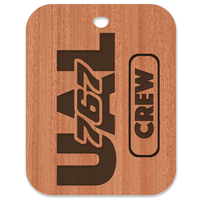 United (UAL) 767 Crew Bag Tag - Flight Crew Custom