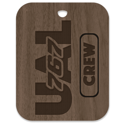 United (UAL) 767 Crew Bag Tag - Flight Crew Custom