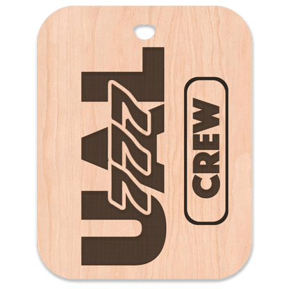 United (UAL) 777 Crew Bag Tag - Flight Crew Custom