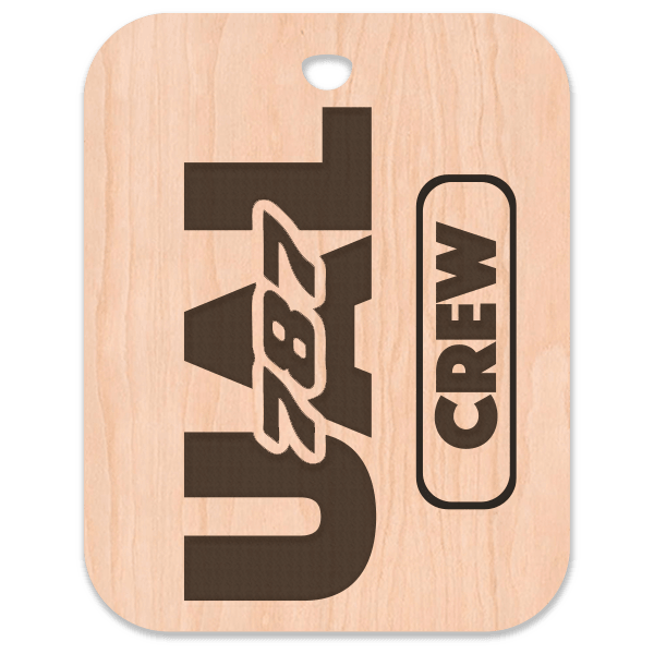 United (UAL) 787 Crew Bag Tag - Flight Crew Custom