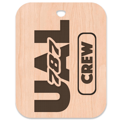 United (UAL) 787 Crew Bag Tag - Flight Crew Custom