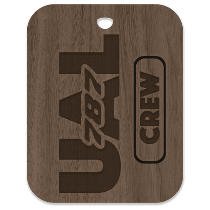 United (UAL) 787 Crew Bag Tag - Flight Crew Custom