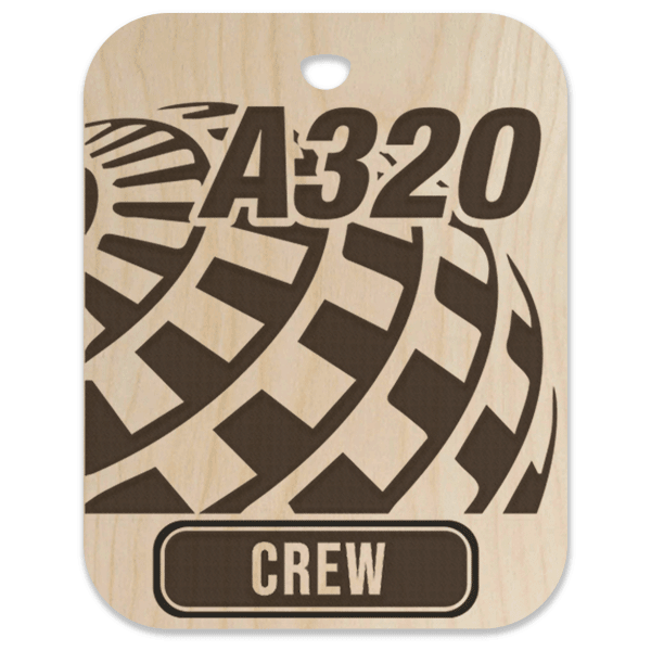 United (UAL) A320 Crew Bag Tag - Flight Crew Custom