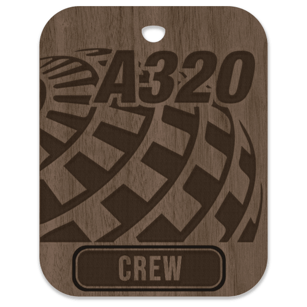 United (UAL) A320 Crew Bag Tag - Flight Crew Custom