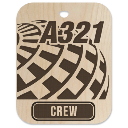 United (UAL) A321 Crew Bag Tag - Flight Crew Custom