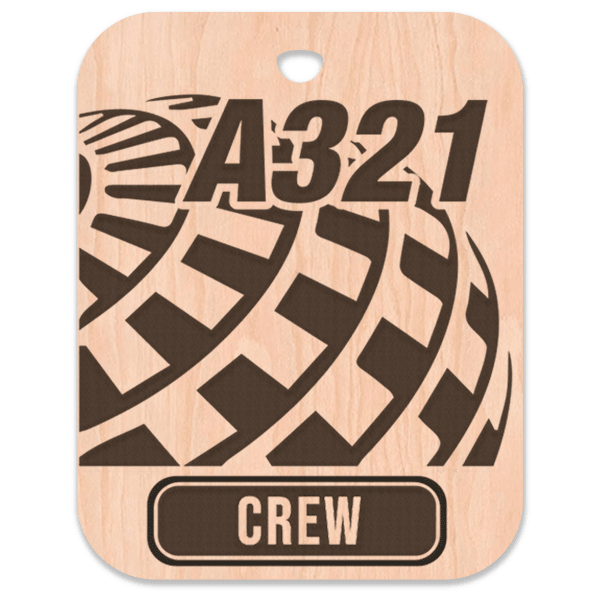 United (UAL) A321 Crew Bag Tag - Flight Crew Custom