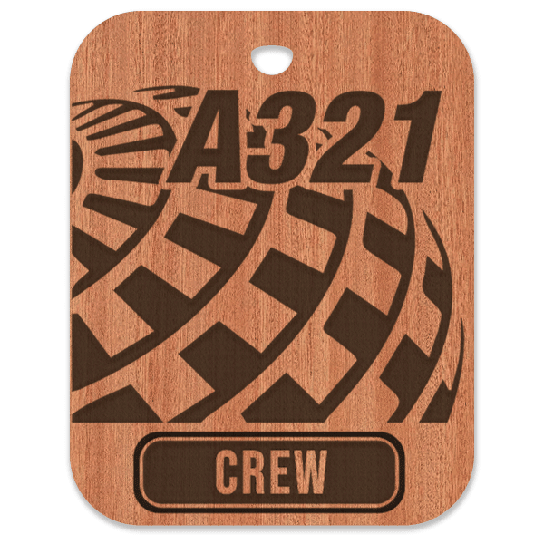 United (UAL) A321 Crew Bag Tag - Flight Crew Custom