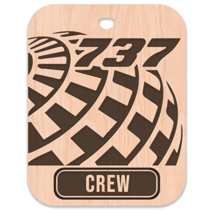 United (UAL) 737 Crew Bag Tag - Flight Crew Custom