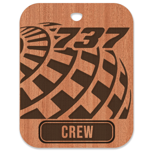 United (UAL) 737 Crew Bag Tag - Flight Crew Custom