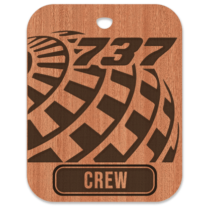 United (UAL) 737 Crew Bag Tag - Flight Crew Custom